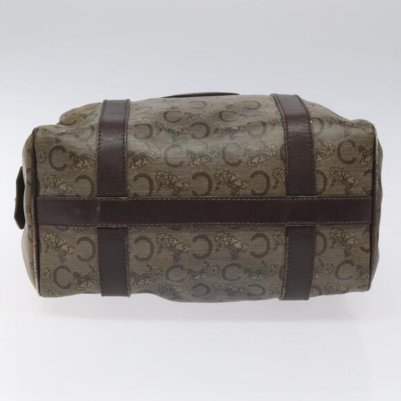 CELINE C Sulky Hand Bag Pvc Dark Brown Gold - Picture 9 of 12